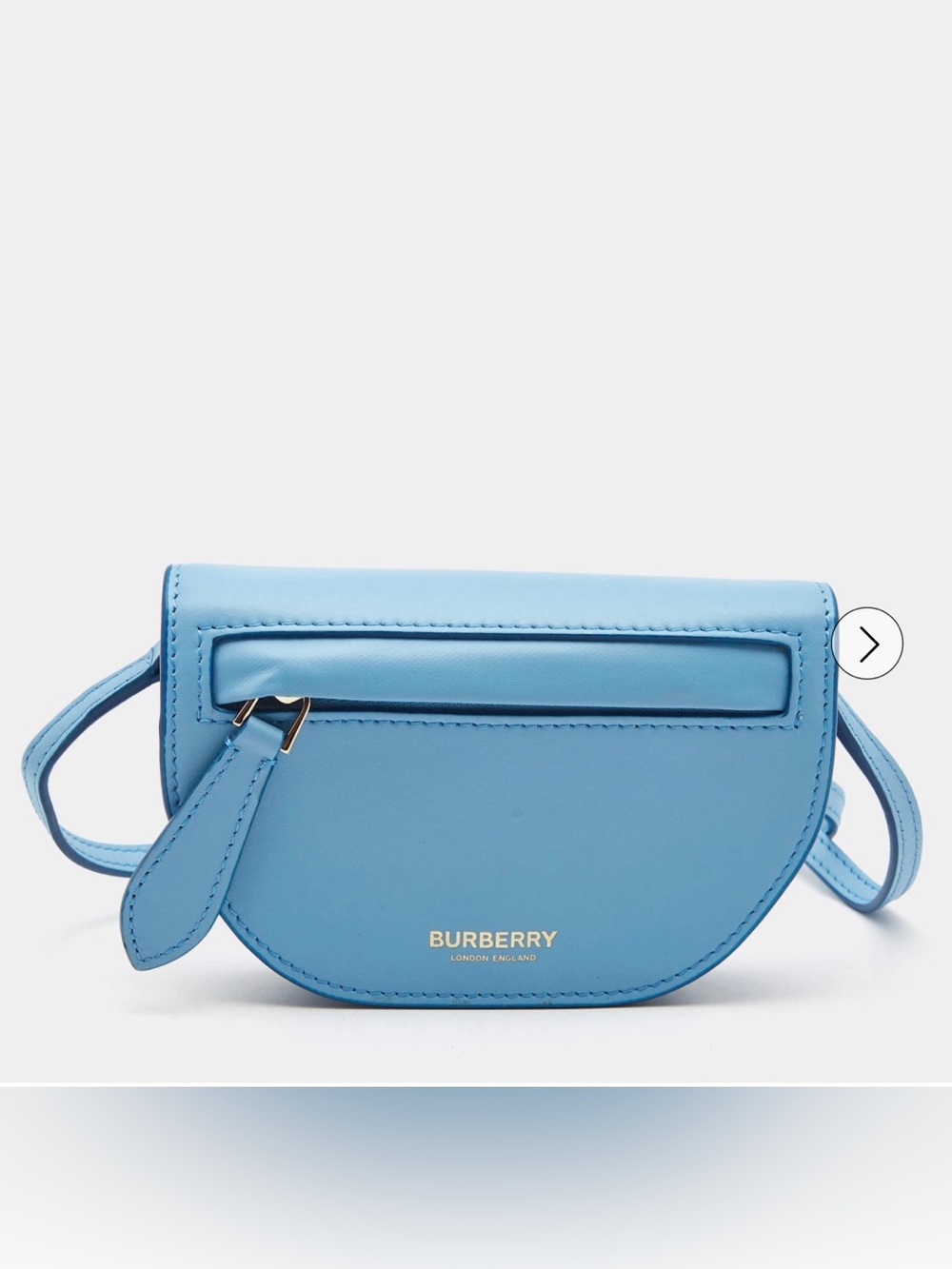 Burberry Light Blue Micro Olympia Crossbody Card Case - NWT